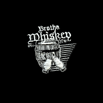 Brotha Whiskey Premium Black Crew Neck T-Shirt